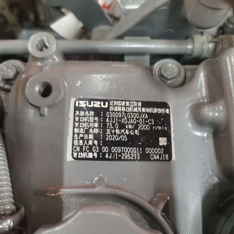 Motor de escavadeira ISUZU 4JJ1-XDJAG-01-C3 para aplicação industrial