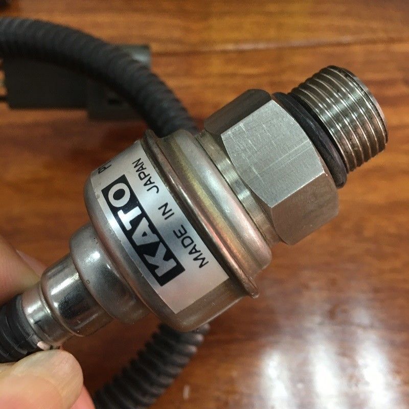 Comutador de Sensor de Alta Pressão Kato, Comutador de Pressão de Óleo 24V para Excavadora