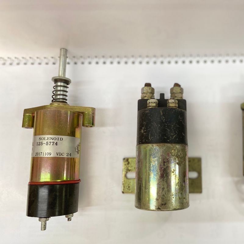 C.A.T Excavator Flame Out Switch 125-5774 Combustível desligado Solenoide
