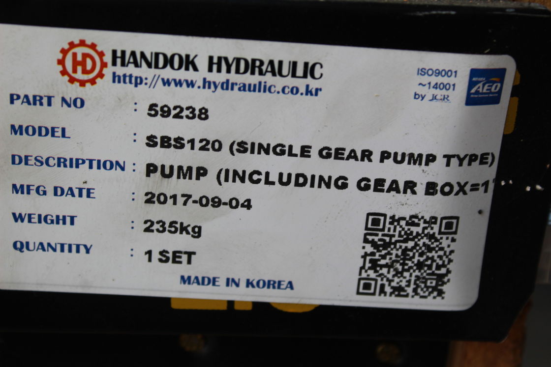 Handok Marca SBS120 Excavadora bomba hidráulica Material de aço para E323C E323D