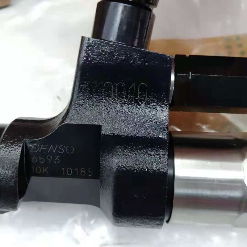 095000-6593 Peças elétricas de escavadeiras Diesel Injetor de combustível de trens comuns Assy para HINO J08E