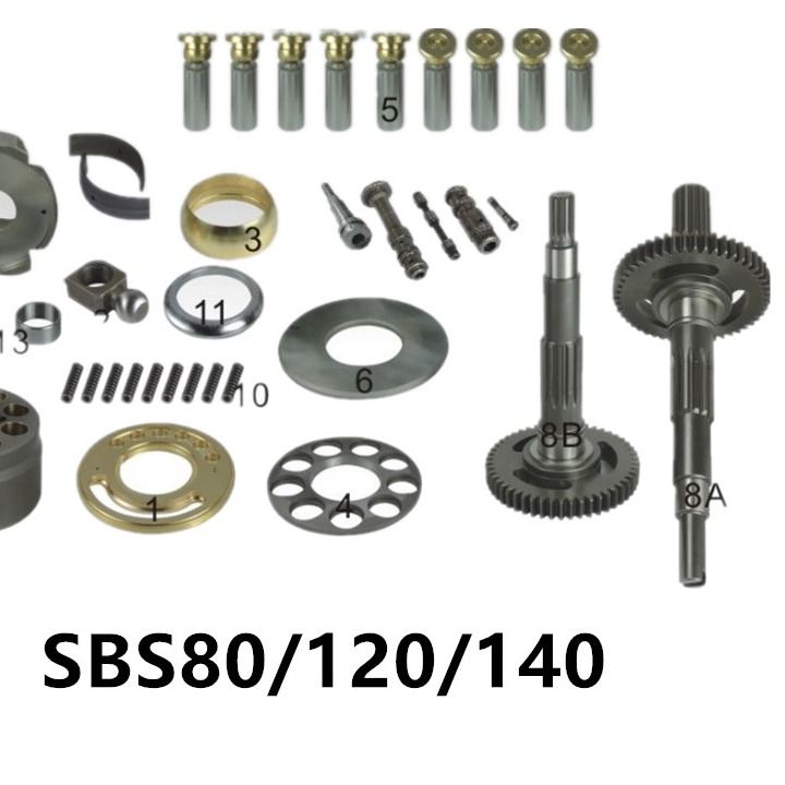 SBS80 SBS120 SBS140 Partes de bombas hidráulicas de escavadeiras, 325C Partes de bombas de gatos