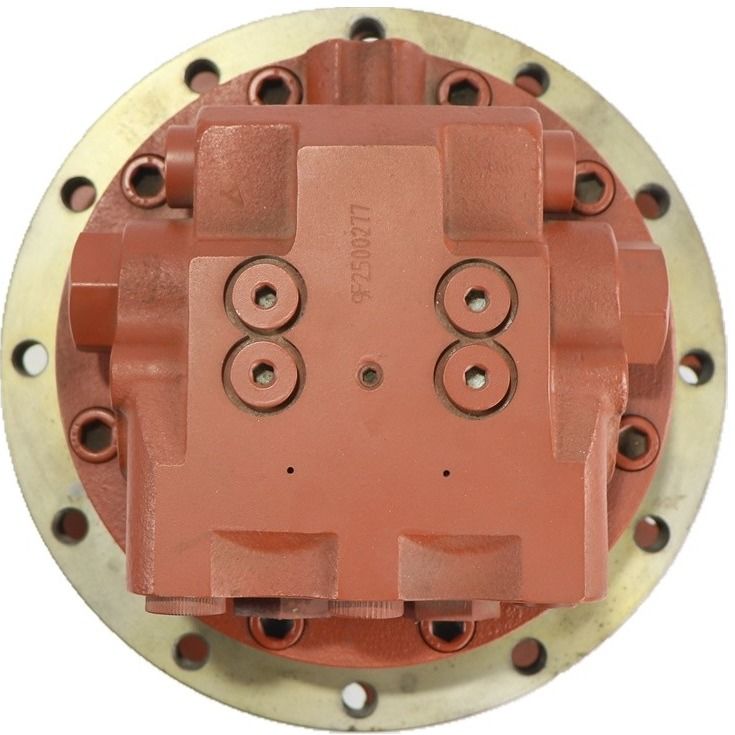 T9T2 Motor de viagem hidráulico, Excavadora de cor vermelha