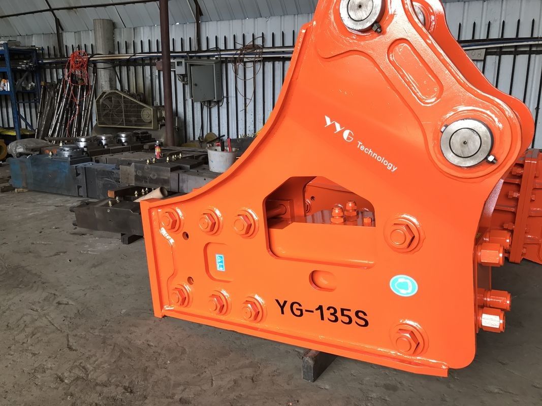 165 mm PC450 Komatsu Excavador Quebra-Rocha Silêncio Tipo Quebra-Cimento Martelo