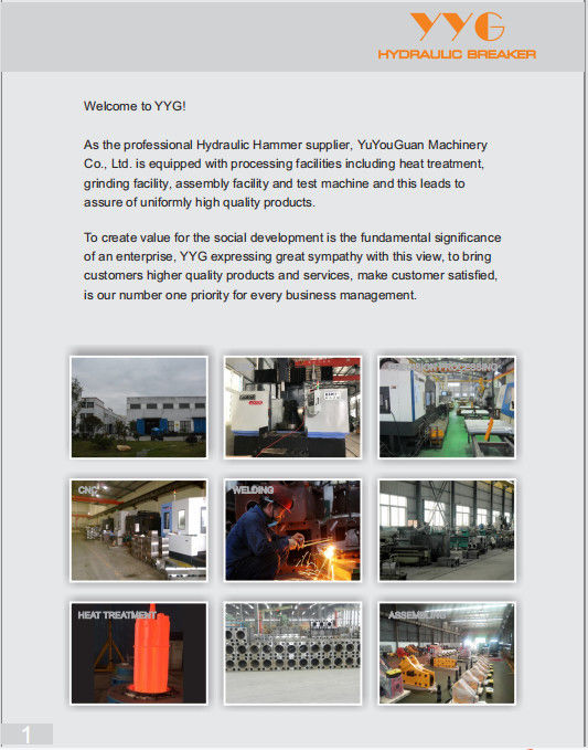 Nome:High Quality Hydraulic Hammer Hydraulic Breaker Hydraulic rock hammer Modelo:Todos os tipos,Vários materiais;42CrMo