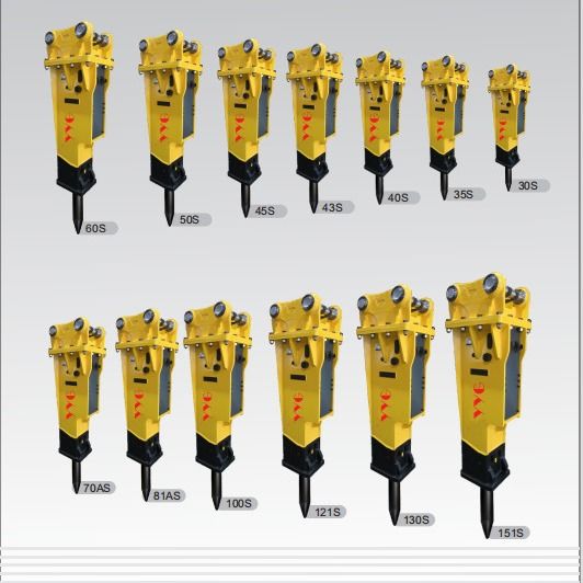 Nome:High Quality Hydraulic Hammer Model:Todos os tipos,Vários materiais;42CrMo